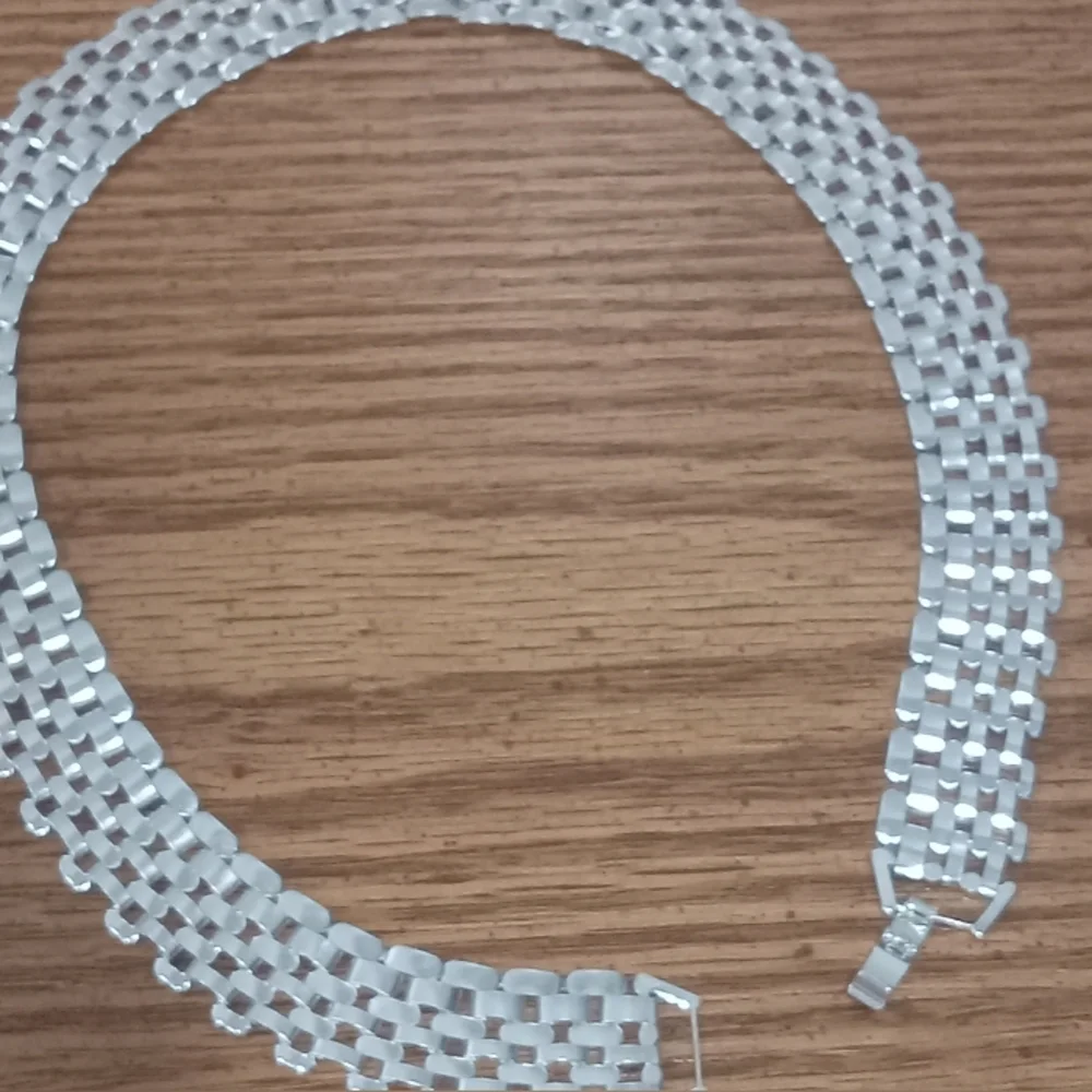 Stainless steel cuban choker - Picture 2 of 5